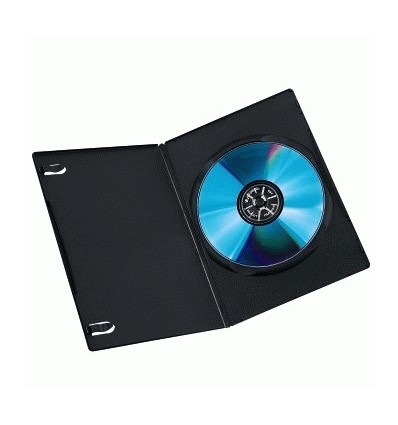 Hama DVD Single Slim Case 10-pack, Black
