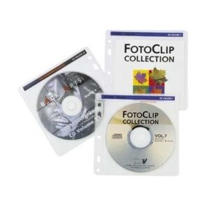 Hama CD-ROM Pockets 100 200levyt Läpinäkyvä