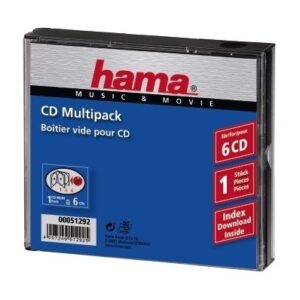 Hama CD-Multipack 6 levyt Läpinäkyvä