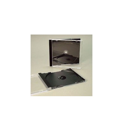 CD JewelCase Single/Musta kotelo+tray