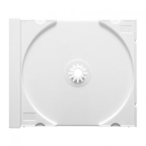 CD Jewelcase Tray - Valkoinen levyalusta