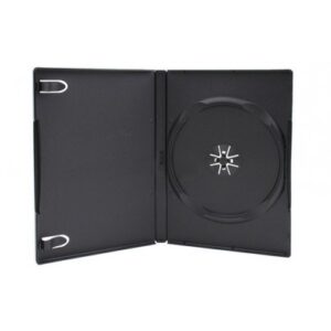 DVD Single case, CD-DVD kotelo, standard musta levy kotelo Hub-B Painonapilla