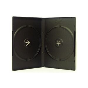 DVD Tupla kotelo musta N-type, Standadr 2x levyn DVD kotelo