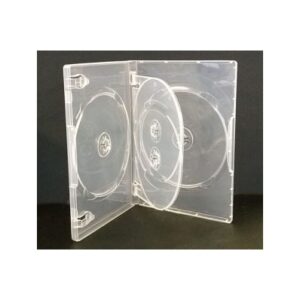 DVD 4.n kotelo HK 14mm Super Clear, ei logoa on clipsit 100kpl/laatikko