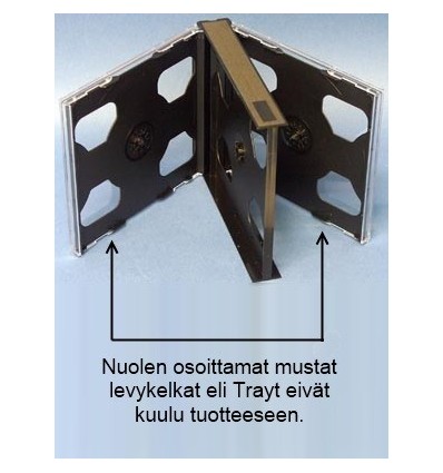 CD Multi 4 Outern musta keskitray(ei muita traytä)