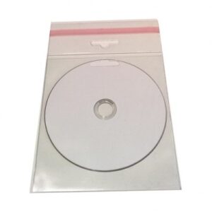 CD/DVD Tasku tarraläpällä ja ripustusreiällä