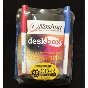 Nashua CD/DVD DeskBox 50 + 40 CD-R