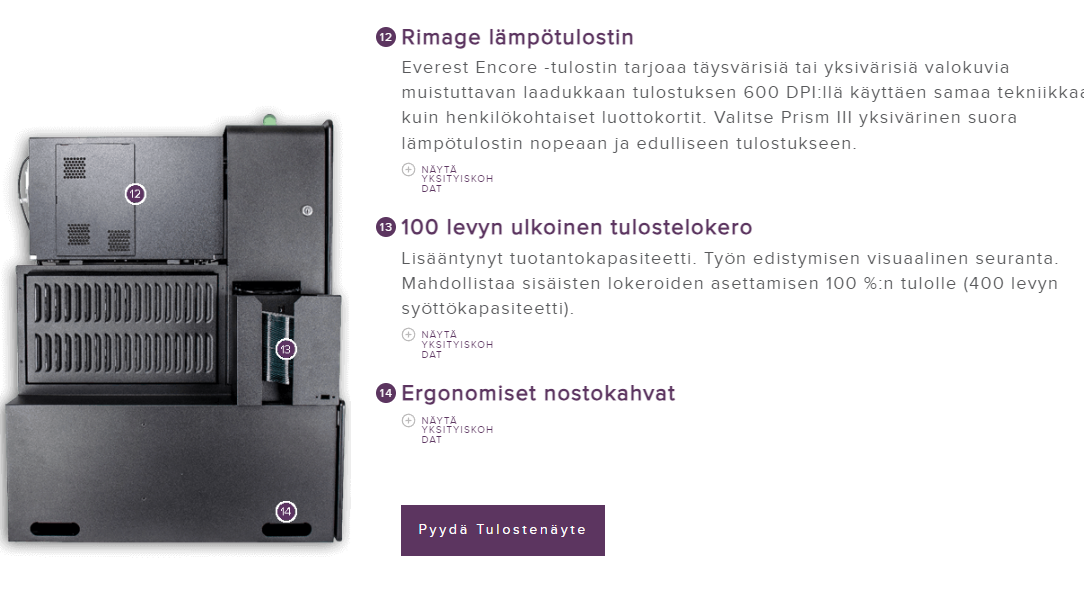 Rimage Producer V 8300N, 4001998, 4xCD/DVD asemaa with Prism III Printer (Win 10) w/ Perfect Print - Image 5