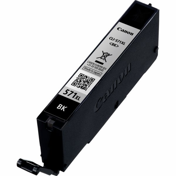 Canon 0331C001, CLI-571BK XL Musta/Black 11ml 810sivua mustekasetti Alkuperäinen Canon kasetti - Image 2