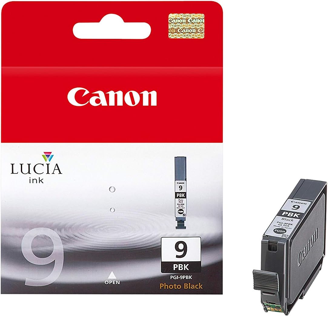 Canon 1034B001, PGI-9PBK Alkuperäinen valokuvamusta, 1 kpl 14 ml - (photo black) mustesäiliö malleihin PIXMA iX7000, Pro9500