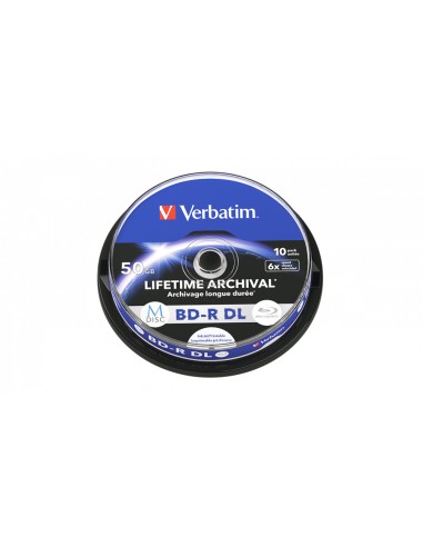 Verbatim 43847, M-DISC BD-R DL 50GB, 10 kpl CakeBox