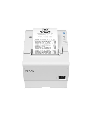 Epson C31CJ57151A0, TM-T88VII (151A0): Kuittitulostin, USB, Ethernet, Kiinteä liitäntä, PS, Valkoinen