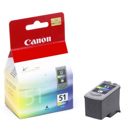Canon 0618B001, CL-51 Syaani, Magenta, Keltainen mustekasetti, Alkuperäinen 0618B001