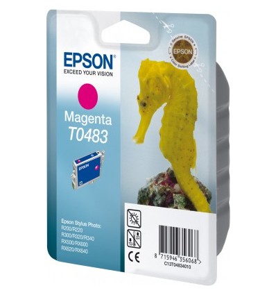 Epson C13T04834010, Alkuperäinen Magenta T0483 Mustepatruuna - Image 3
