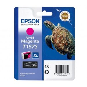 Epson C13T15734010, T1573 XL Magenta, Alkuperäinen kilpikonna, värikasetti