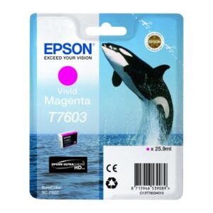Epson C13T76034010, Alkuperäinen T7603 25.9ml Elävä purppura mustekasetti