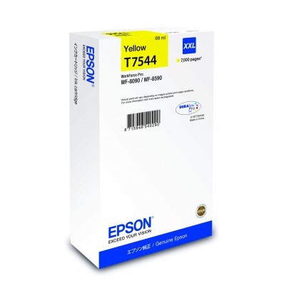 Epson C13T754440, Alkuperäinen Keltainen T7544 mustekasetti