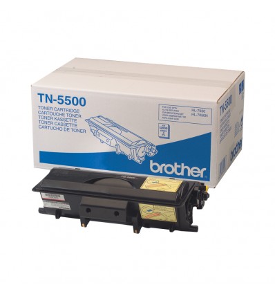 Brother TN5500, Alkuperäinen Musta laser mustekasetti. 1 kpl, n. 12000 sivua (5 %)