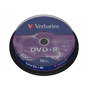 Verbatim 43498, DVD+R Matt Silver 4,7 GB 10 kpl