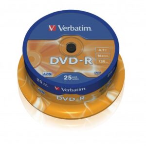 Verbatim 43522, 4,7 GB DVD-R 25 kpl