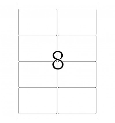HERMA 4575, Valkoinen Mattakalvo, Itseliimautuva, 99,1 x 67,7 mm, 160 tarraa / 20 arkkia - Image 4