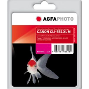 AgfaPhoto APCCLI551XLM Purppura mustekasetti