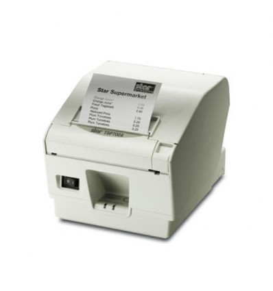 Star Micronics 39442400, WHITE TSP743 II w/o I/F Lämpösiirto etikettitulostin - , 3-inch, Termotulostin, Suora lämpötulostus, 203 DPI, USB, Sarjaportti, Leikkuri,