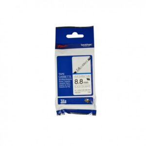 Brother HSE-221 - Lämpökutistuva etikettinauha 8,8 mm x 1,5 m, musta / valkoinen