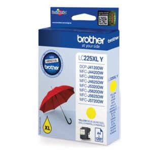 Brother LC-225XLY mustekasetti Alkuperäinen Keltainen