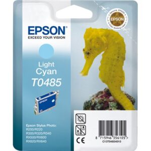 Epson C13T04854010, Mustepatruuna Alkuperäinen  Light Cyan T0485