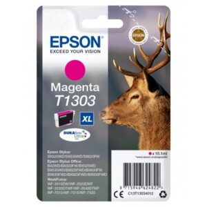 Epson C13T13034012, T1303 10.1ml Purppura/Magenta, Alkuperäinen Epson mustekasetti