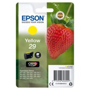 Epson C13T29844012, 3.2ml 180sivua Keltainen mustekasetti