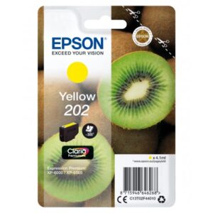 Epson C13T02F44010, 202  Keltainen/Yellow alkuperäinen Kiwi 4.1ml 300sivua Keltainen mustekasetti