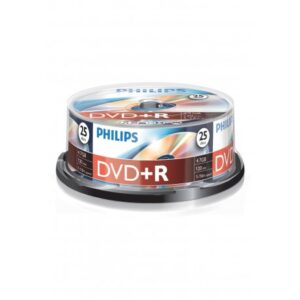Philips DR4S6B25F/00, DVD+R 25kpl DVD+R 4.7GB 16x Cake Box