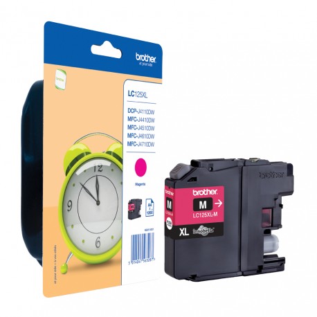 Brother LC-125XLM mustekasetti Alkuperäinen Magenta 1 kpl