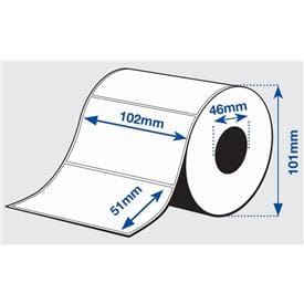 Epson C33S045531, Premium Matte Label, Die-cut 102 x51mm 650 labels - Image 2