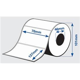 Epson C33S045551 PE Matte Die-cut Roll 76mm x 127 mm, 220 labels - Image 2