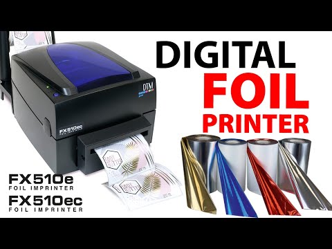 DTM TT03-220, TT RIbbon Metallic Red 220 mm x 200 m, for DTM FX400e/FX500e/FX510e/FX810e Foil Imprinter - Image 3