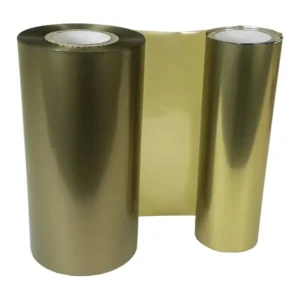 DTM TT41-110, TT Ribbon Lacquer (Satin) Gold 110mm x 200m, for DTM FX400e/FX500e/FX510e/FX810e Foil Imprinter