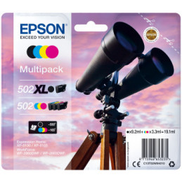 Epson C13T02W94010, 502 XL mustekasetti 4 kpl Alkuperäinen Korkea (XL) värintuotto Musta, Sininen, Magenta, Keltainen