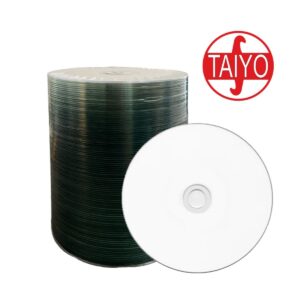Taiyo Yuden J-CDR80WPT-SK CD-R Thermo White Printable 100kpl Rimage Everest yhteensopiva