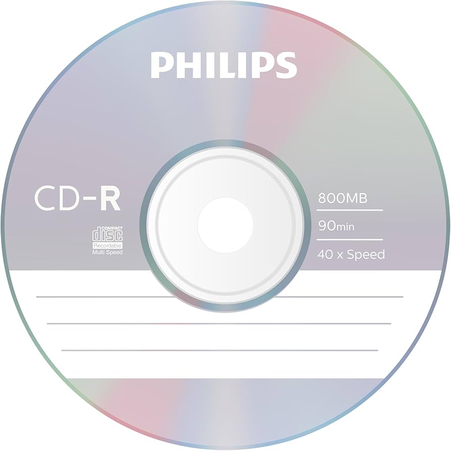 Philips CD-R CR8D8NB25/00, 700 MB 80 min, 52x, 25 kpl Cake Box - Image 3