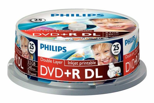 Philips DR8I8B25F/00, 25x DVD+R DL 8.5GB Cake Box - Image 2