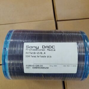 Sony DADC A+TW16-2/0.4 DVD+R Thermal Re-transfer white printable, alkuperäinen Sony Disc