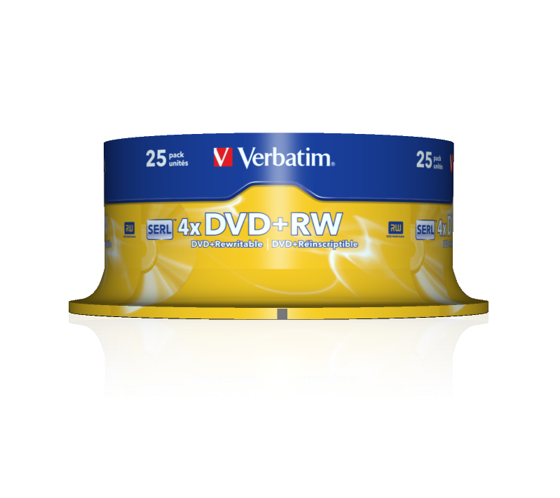 Verbatim 43489, DVD+RW Matt Silver 4,7 GB 25 pack spindle - Image 2