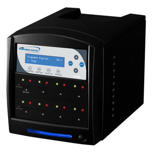 Vinpower VDT-SHSDP07TB, SD/microSD 1:07 Duplicator, Duplicator 1:7 Target black kopiointilaite