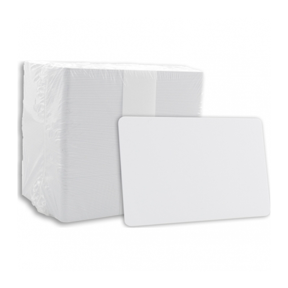 Zebra 00007995, Blank White, CR80, Muovikortti, PVC, Laminated (500cards) - Image 2