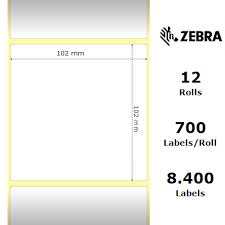 Zebra 3006321 - Z-Select 2000T, 102 mm x 102 mm, Thermal Transfer, Matte Coated Paper, Core 25 mm Label - Image 2