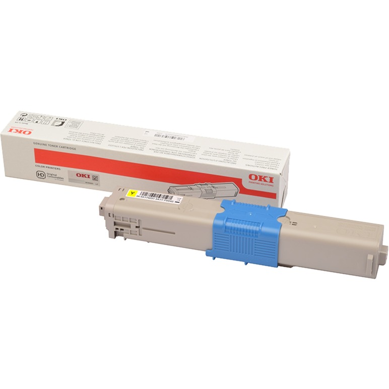 OKI 46508709, Alkuperäinen, Keltainen Värikasetti, TONER Yellow, OKI C332, OKI MC363, 3K