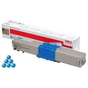 OKI 46508711 alkuperäinen syaani värikasetti 3000 sivua C332 MC363